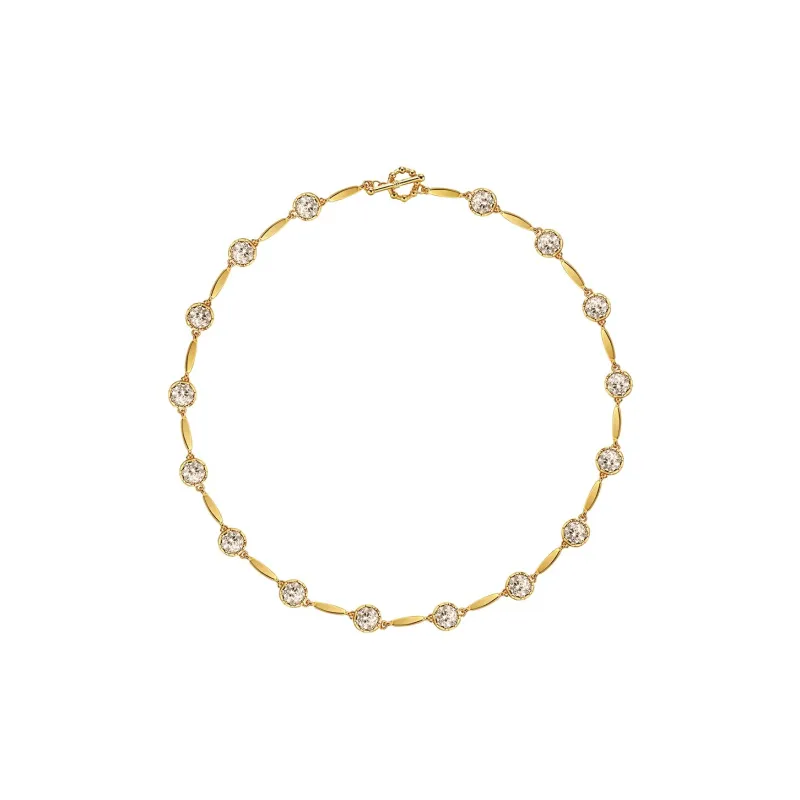 BOONEE ALUS Copper Plated With K Gold Necklaces Women's Gold-0