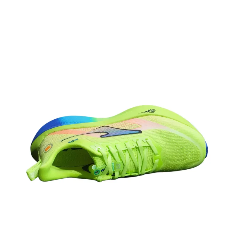 Erke Non-slip Wear-resistant Shock Absorption Low-Top Casual Running Shoes Men's Turquoise-3