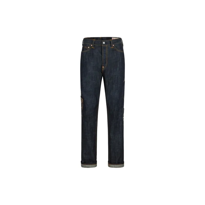 EVISU Brocade Multi pocket Jeans-1