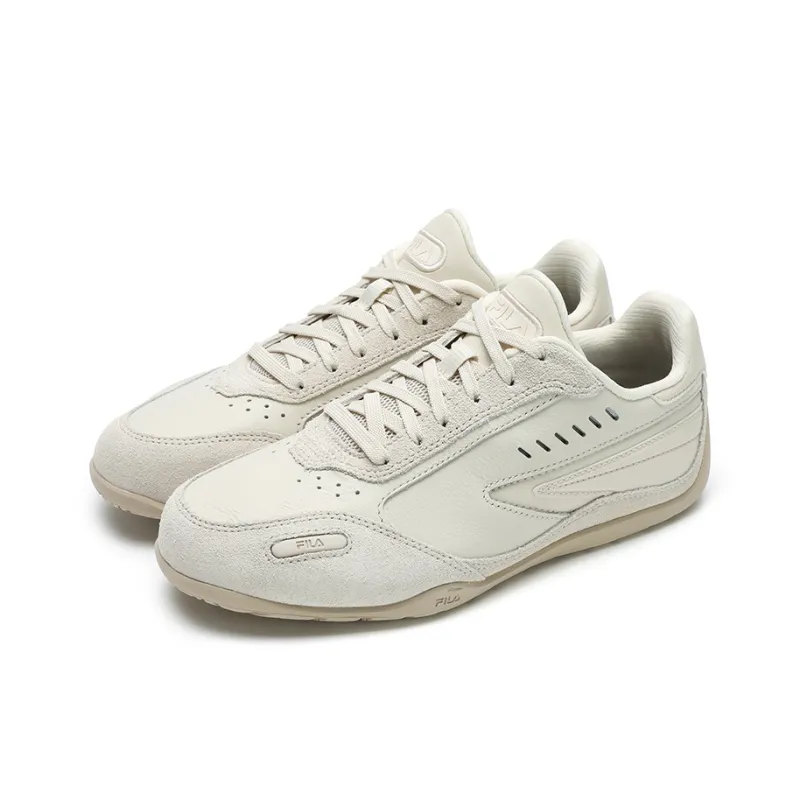 FILA TURBO Lightweight Low Top Skateboard Shoes Women's White Swan Gray-1