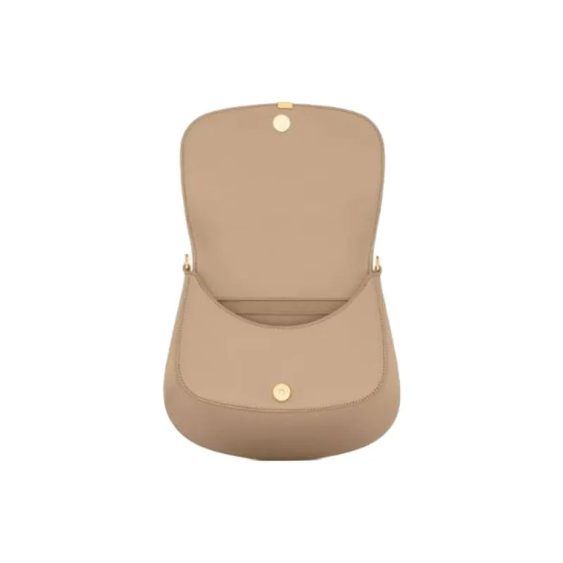 SAINT LAURENT Sheepskin Handbag Women's Toffee-4