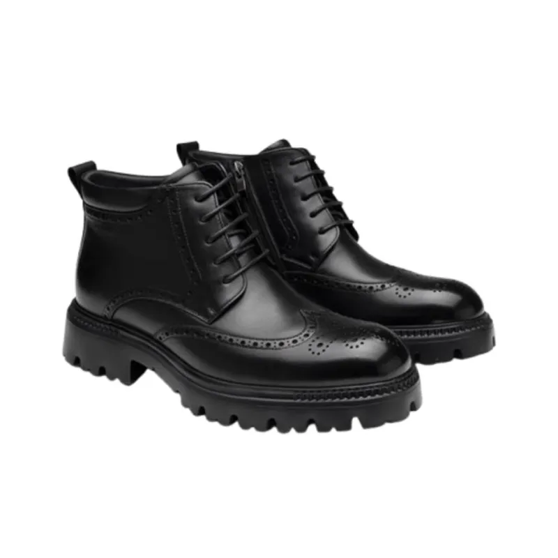 SAINT ANGELO Short Martin Boot Men's Black-3