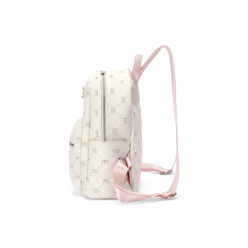 FAIRWHALE Synthetic Leather Backpack Regular Women's Cherry Blossom Pink-4