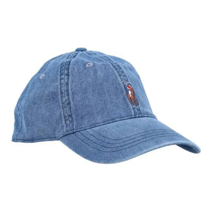 Polo Ralph Lauren Logo Embroidered Denim Cap-1