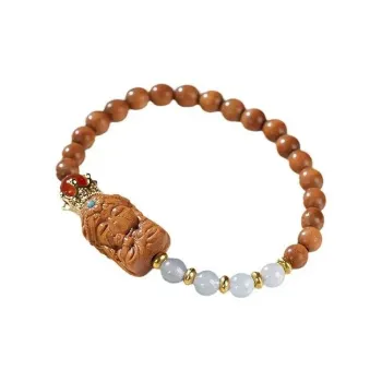 YUFENGXI Golden Sandalwood Bracelets Unisex