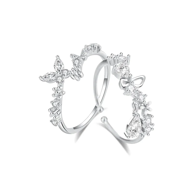 Crafts Women's #Good Luck Rings Unisex-4