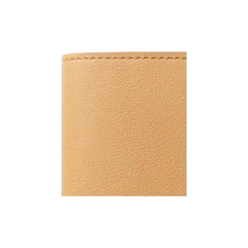 CARTIER Cow Leather Wallet Women's Tan-5
