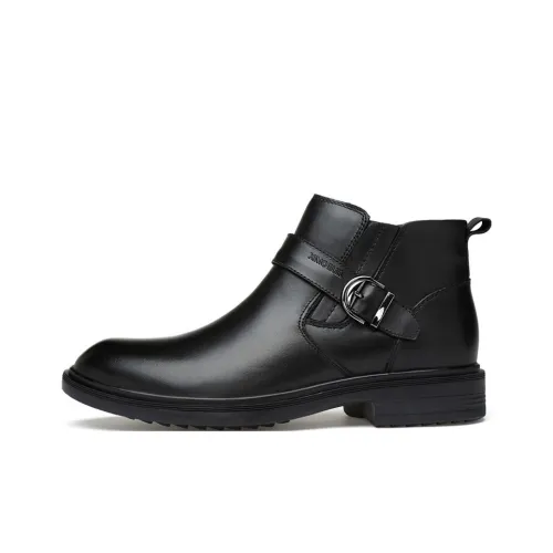 XIMO BULL Short Martin Boot Men's Black