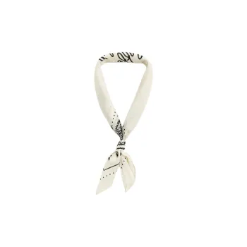 ZARA Cotton Headwraps Men's White/Black