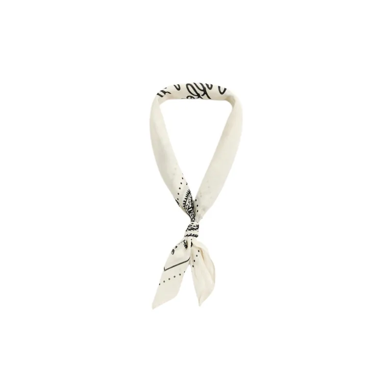 ZARA Cotton Headwraps Men's White/Black-0