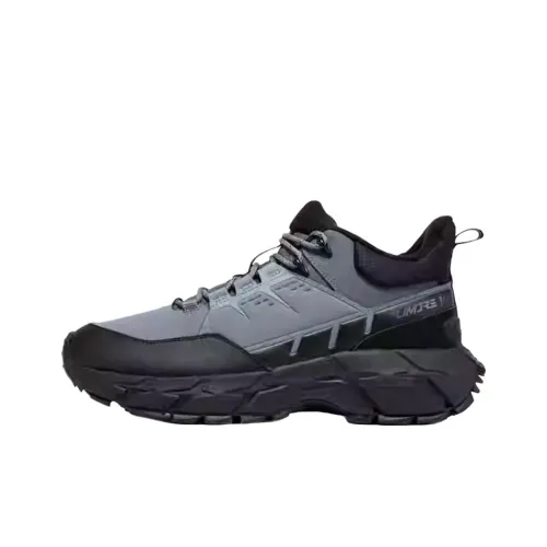 361° Durable Warm Low-Top Outdoor Shoes Men's Gray Black