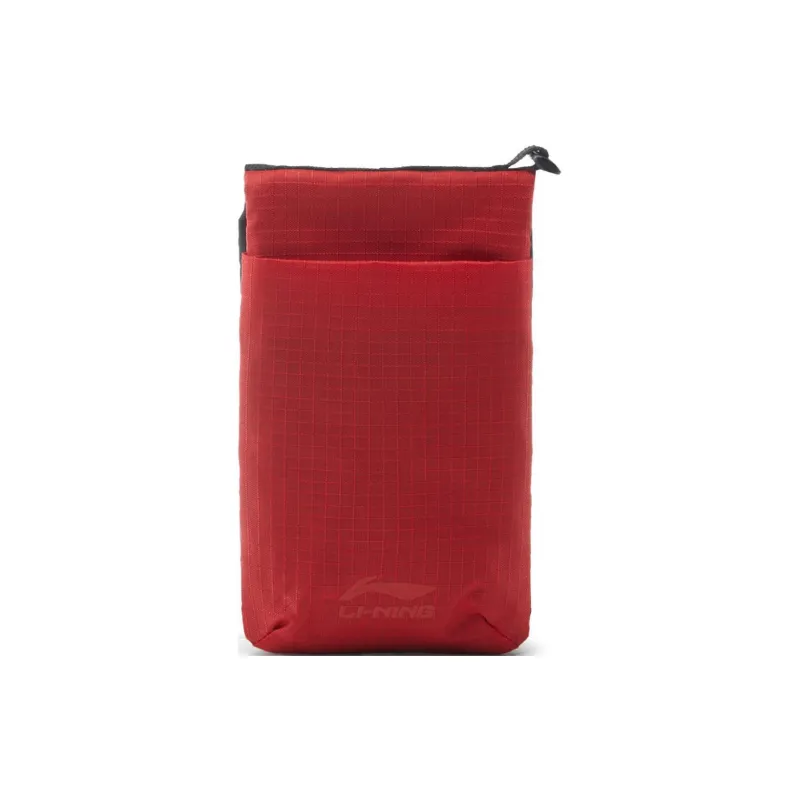 LiNing Rijin Doujin Collection Polyamide Shoulder Bag, Crossbody Bag, Cell Phone Pouch Unisex Vermilion-4