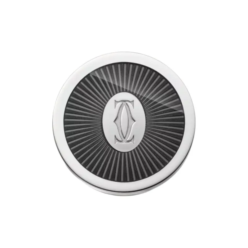 CARTIER Palladium-Plated Sterling Silver Cufflinks Men's Silver-3