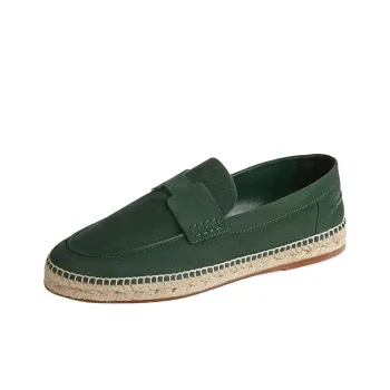 HERMES Trip Espadrilles Men's Dark Green