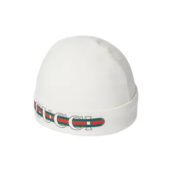 GUCCI Logo print Beanie