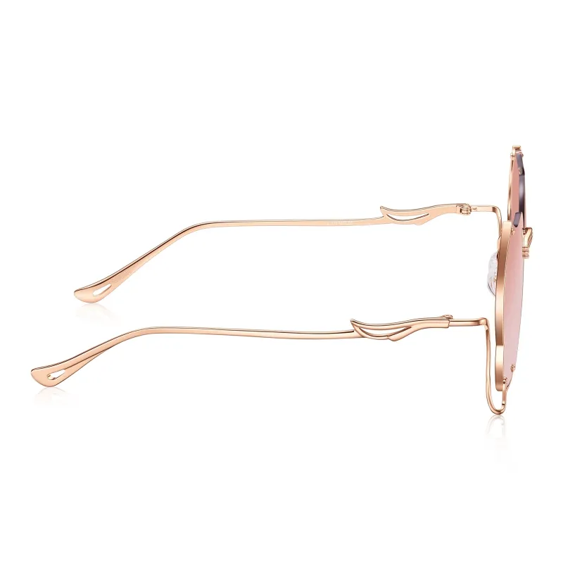 Lao Feng Xiang Β Titanium Irregular Shape Sunglasses Women's-1