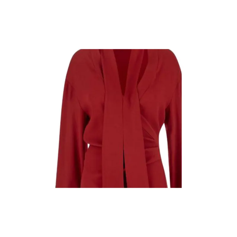 Blumarine Long-Sleeved Dresses Women's Red-2