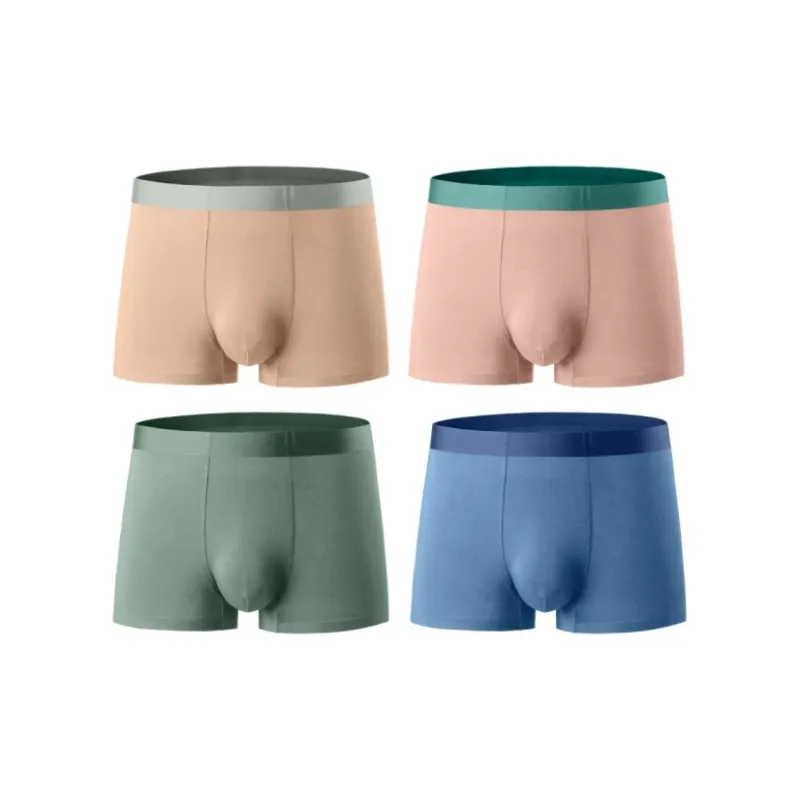 Qiao Ni Tong Underpants Men's 4 Pack-7