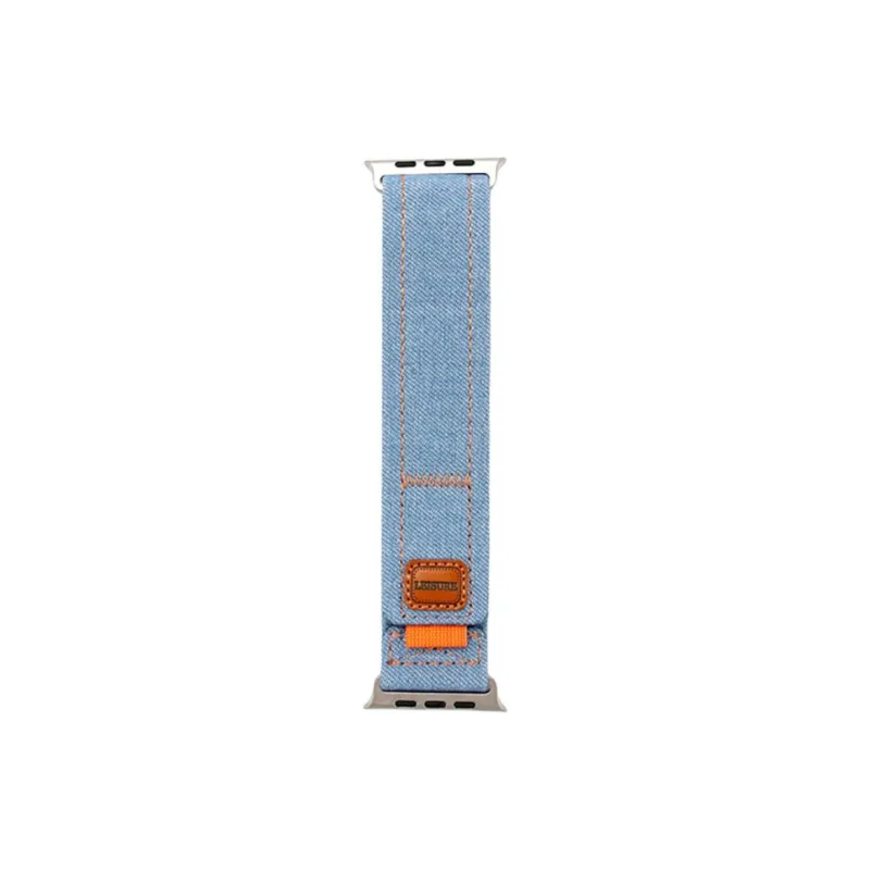 IWabcertoo Apple Compatibility Watch Band Denim Material-4