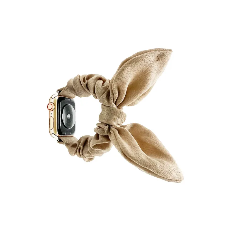 CHRROTA Watch Band Apple Compatibility Bowknot 3D Effect Ear Material-5