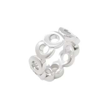 CHANEL 2010s Pre-owned 18kt White Gold Coco Ring