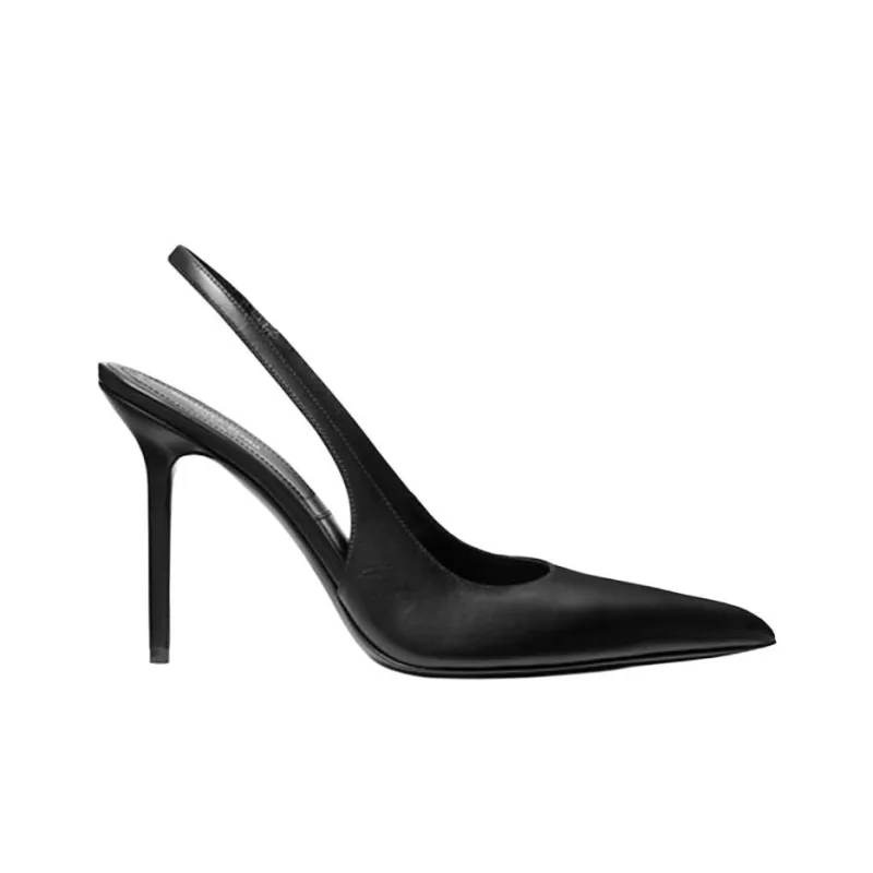 MICHAEL KORS Reece Slim Heel High Heels 10cm Women's Black-1