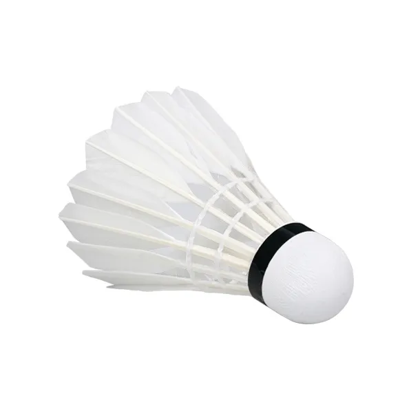 WITESS YB403 White Fur 6 Pack Duck Feather Big Board Duck Feather Indoor Outdoor Universal Shuttlecocks-4