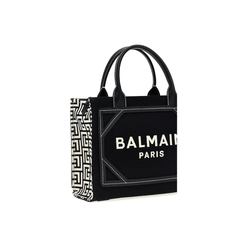BALMAIN B Army Monogrammed Tote Bag-2