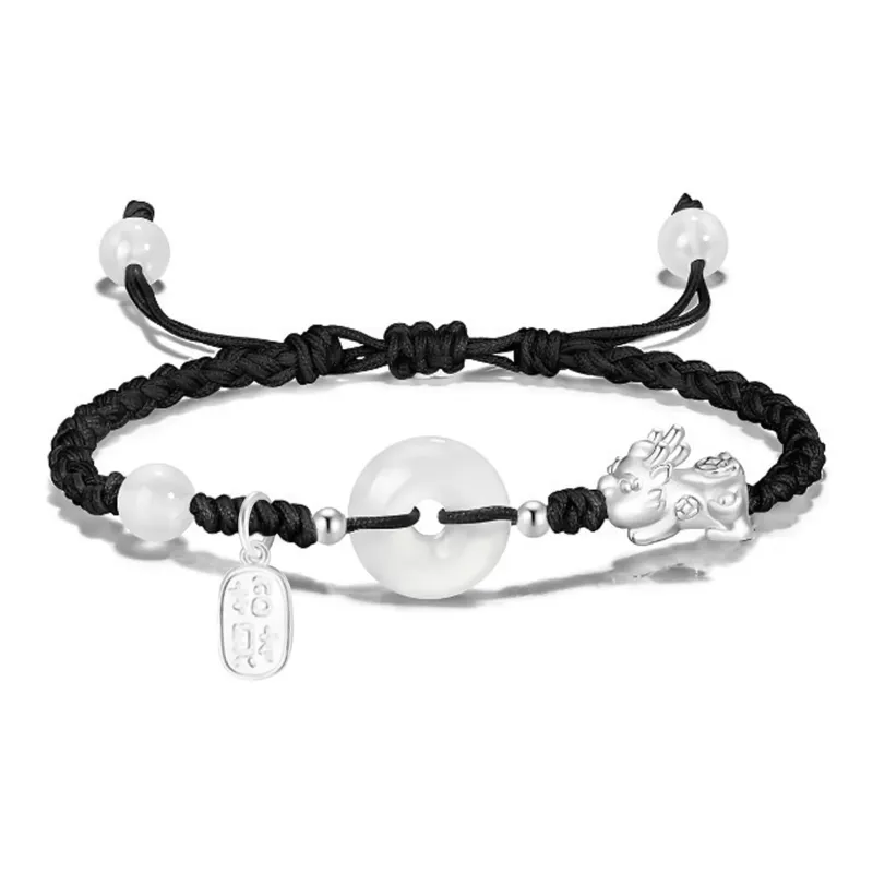 SINO GEM Chalcedony Bracelets Unisex-5
