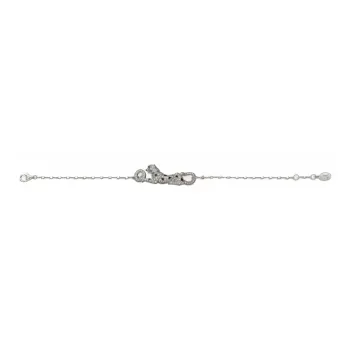 CARTIER White Gold Emerald Diamond Bracelets Women's Silver
