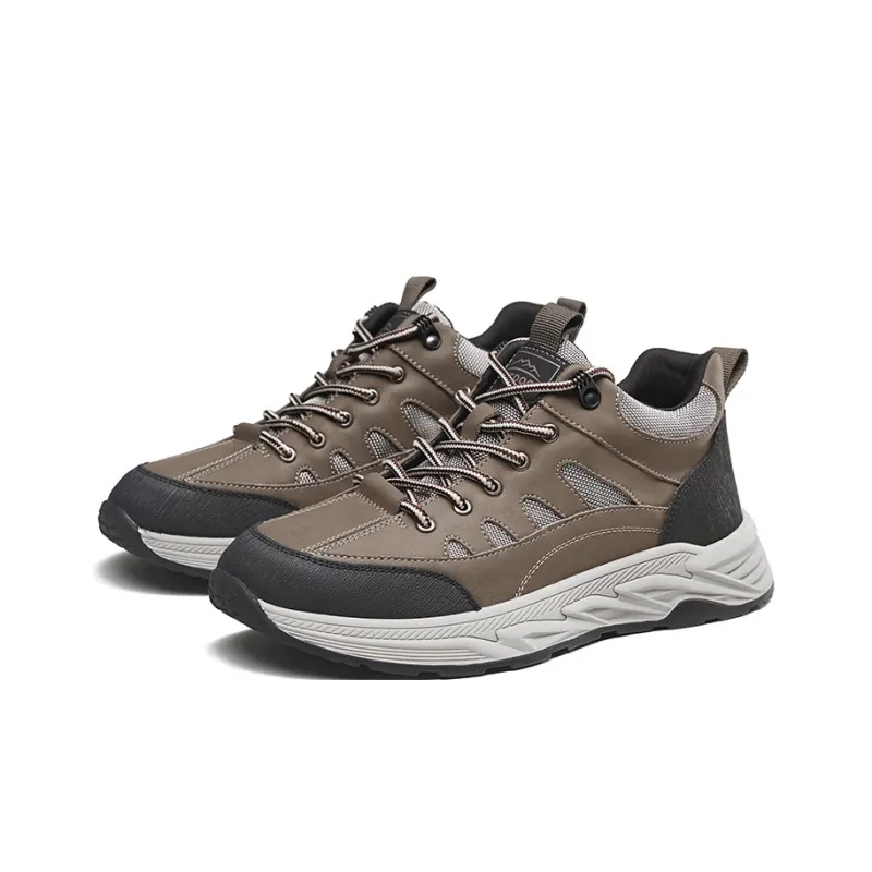 KANGNAI Work Boots Men Low Top-2