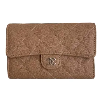CHANEL Classic Medium Flap Wallet Caramel AP0232