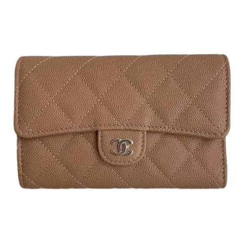 CHANEL Classic Medium Flap Wallet Caramel AP0232