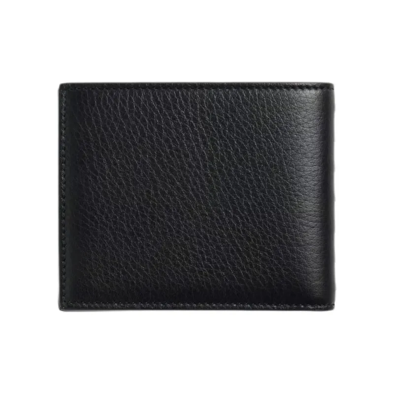 Valentino ROCKSTUD Grained Calfskin Wallet Unisex Black-2