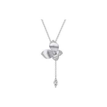 FUNNXI S925 Rhodium plated Gold Necklaces Women's