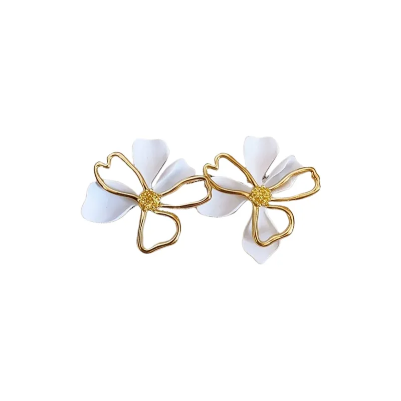 FEO Alloy Stud Earrings Women's-6