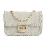 JACD Jacquard Crossbody Bag Shoulder Bag Commute Bag Small Size Women's Ethereal