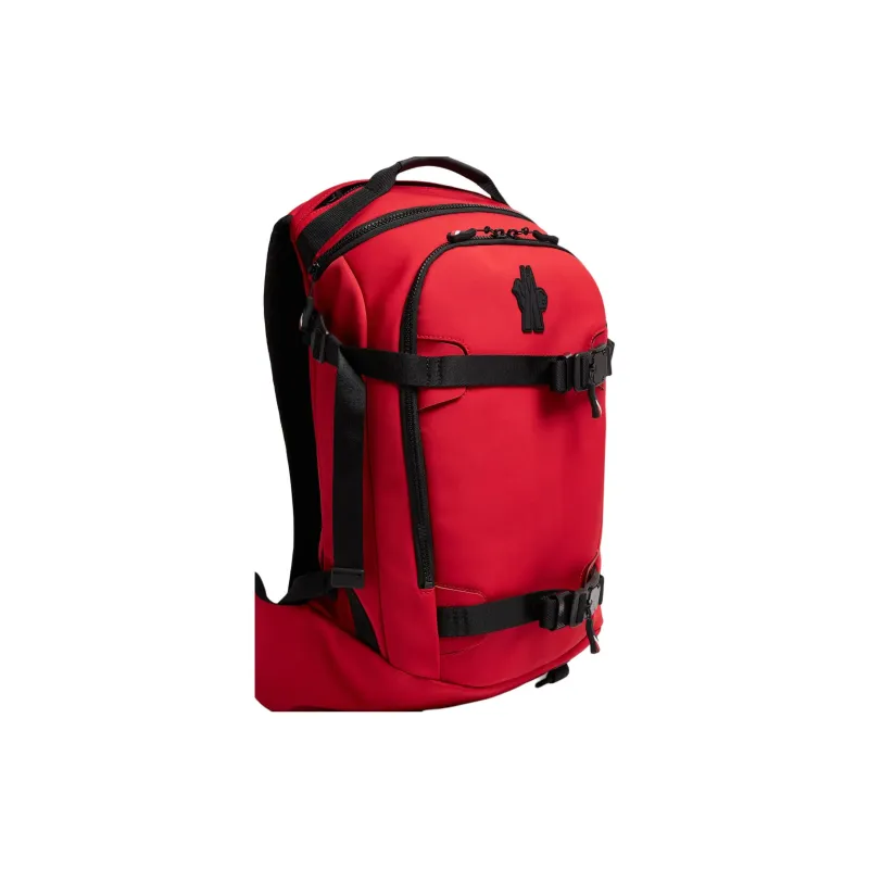 Moncler Polyamide Backpack Unisex Red-2