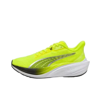 PUMA Darter Pro Anti Slip Wear Resistant Low Top Casual Running Shoes Unisex Yellow Black