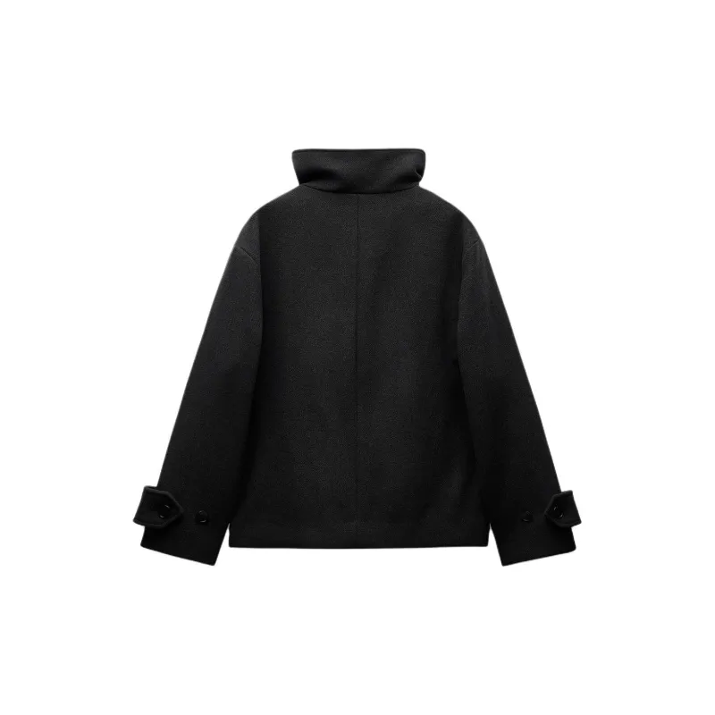 ZARA ZW Series Coats Women's Dark Gray-1