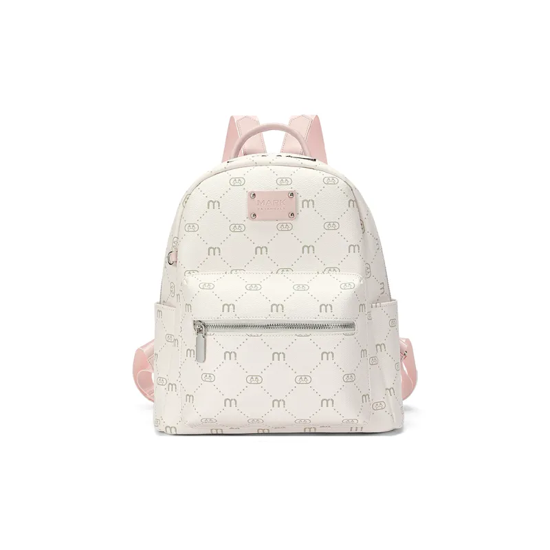 FAIRWHALE Synthetic Leather Backpack Regular Women's Cherry Blossom Pink-2