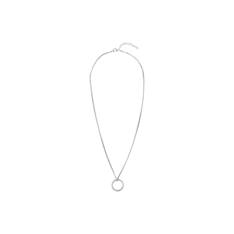 MM6 Maison Margiela Brass Necklaces Unisex Silver-1