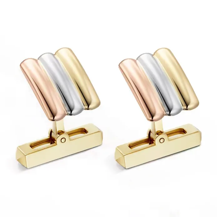 CARTIER Rose Gold White Gold K Gold Cufflinks Women's Gold-0