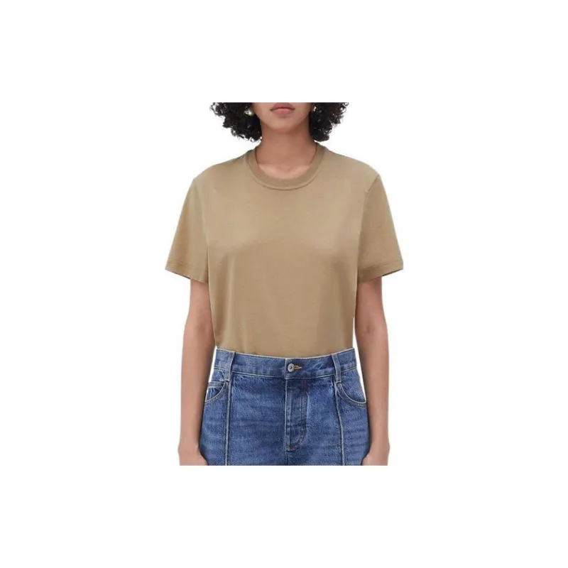 Bottega Veneta FW22 T Shirt Women's Sesame-2