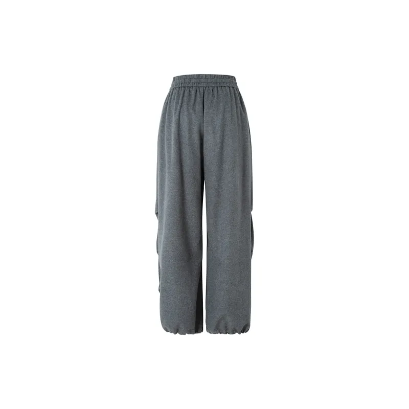 SOON FLOWER Casual Pants Women's Gray-1