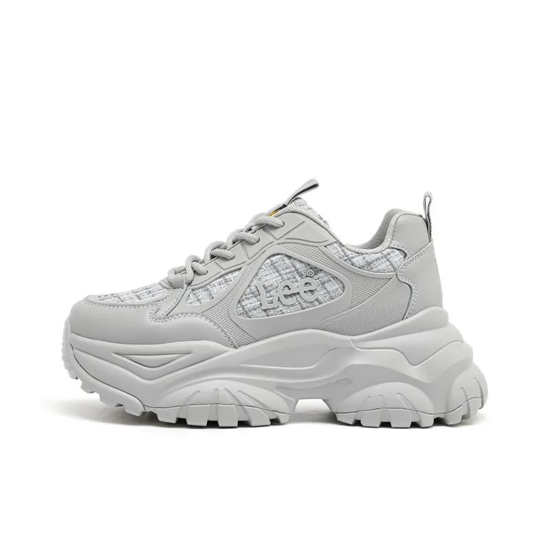 Lee Height Increasing Low Top Chunky Sneakers Women's-5