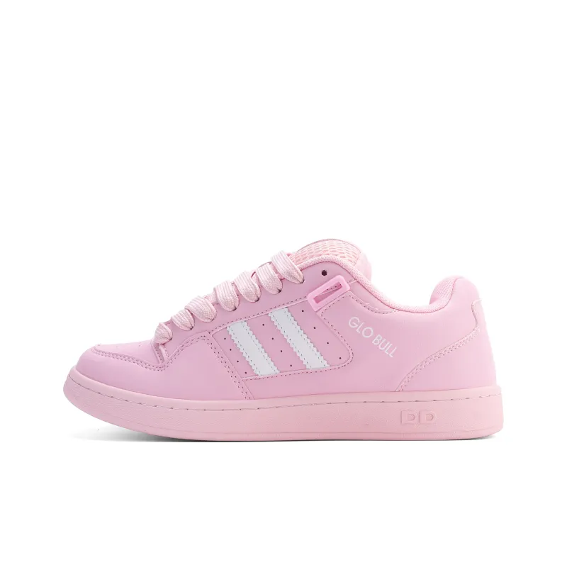 GLO BULL Skateboard Shoes Unisex Low Top Light Pink-0