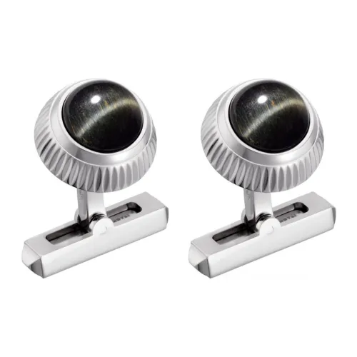 CARTIER Sterling Silver Cufflinks Men's Silver