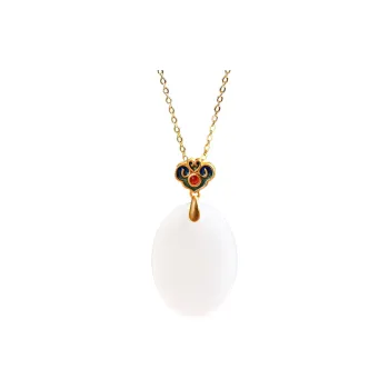 Jade Ink Love Chinese Fashion Trend Design White Jade Unisex