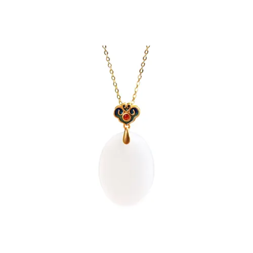 Jade Ink Love Chinese Fashion Trend Design White Jade Unisex